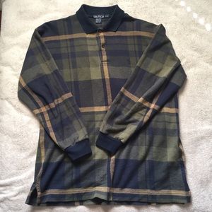 Vintage Nautica long sleeve polo